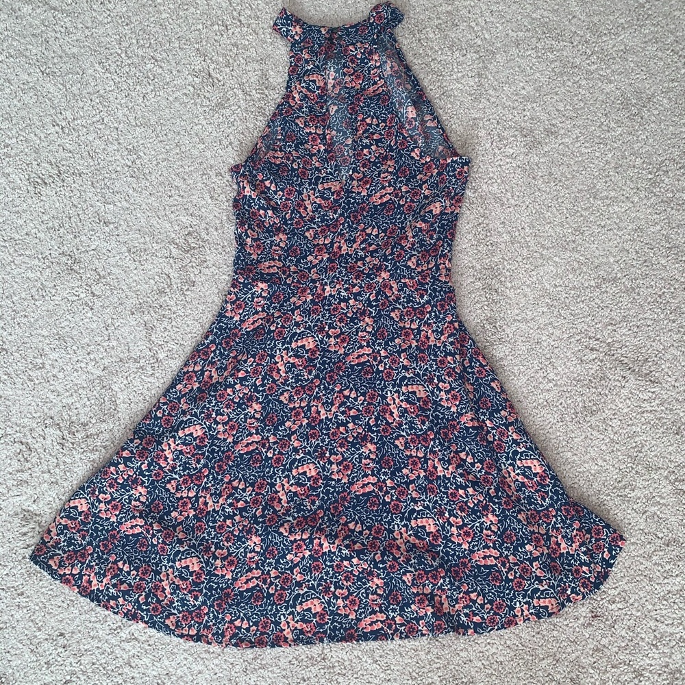 FLORAL SHORT DRESS - Picture 2 of 3